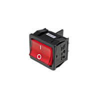 Przełącznik ROCKER DPST 2-pozycyjny OFF-ON 6A/250VAC czerwony neonówka 250V ROHS | RS1333BBR2N2 Inny