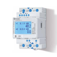 Licznik energii 3-fazowy 80A 230/400V AC Mbus, wyj. Impulsowe, progr. NFC, MID, dwukierunkowy | 7M.38.8.400.0312 Finder