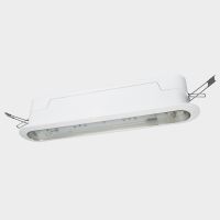 Oprawa awaryjna ARROW P ECO LED IP40 2W 1h jednozadaniowa biała, klosz transparentny | ARPS/2W/E/1/SE/X/WT Awex