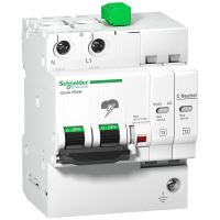 Ogranicznik przepięć iQuickPRD40r-T2-1N 1+1-biegunowy Typ2 40 kA ze stykiem, Acti 9 | A9L16292 Schneider Electric