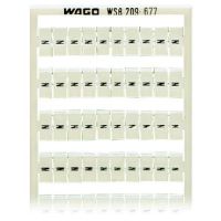 Ramka z oznacznikami WSB, jako karta, biały (arkusz) | 209-677 Wago
