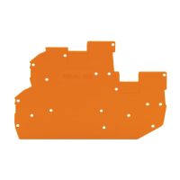 Ścianka końcowa/wewnętrzna 1mm, pomarańczowa | 2020-2292 Wago