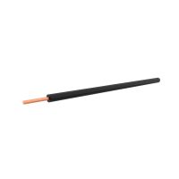 Przewód instalacyjny H05V-U (DY) 0,5 300/500V, czarny KRĄŻEK | G-105468 TF Kable