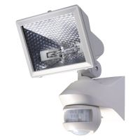 Czujnik ruchu LUXA 102 150st. 500W z lampą halogenową, biały Theben $ | TH-1020963 THEBEN POLSKA  SPÓŁK