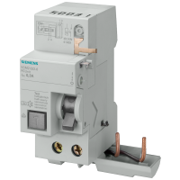 Moduł różnicowoprądowy do 5SY.., typ AC, 0,3-40A, 2-biegunowy, 30MA, 230V, 2mm | 5SM2322-0 Siemens