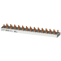 Szyna łączeniowa grzebieniowa 10 mm2, 4-faz., 14x (1-faz.+N), 253 mm | 5ST3673-4 Siemens