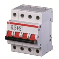 Rozłącznik izolacyjny E204/125A rd, 4P 125A IP10 400V AC, czerwony, pro M compact | 2CDE284001R0125 ABB