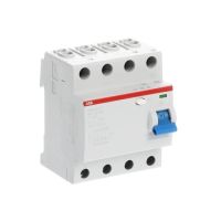 Wyłącznik różnicowo-prądowy F204 AC-40/0,5 STANDARD, 4P 40A 500mA AC, pro M compact | 2CSF204001R4400 ABB