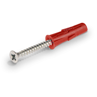 Kołek uniwersalny UNO Rawlplug UNO-06+430 6 mm z wkrętem 4,0x30 mm (100 szt.) – do podłoży pełnych i | UNO-06+430 Rawlplug