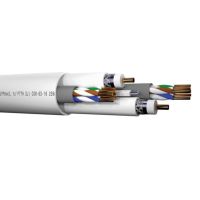 Kabel multimedialny tc multikabel (2xRG-6Cu 2xUTP 1xFTTH-2J) szary /350m/ SZPULA | 26556 Elpio