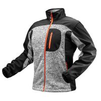 Bluza dziana wzmacniana tkaniną softshell, rozmiar XXL | 81-555-XXL NEO TOOLS