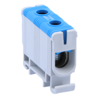 Złączka kompaktowa na szynę, niebieska 6-50mm2, max. 1000VAC/1500VDC, max.160A(1szt) | FLEAL-50/1K Tracon