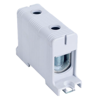Złączka kompaktowa na szynę i płytę montażową, szara 16-95mm2, max. 1000VAC/1500VDC, max.245A(1szt) | FLEAL-95/1 Tracon