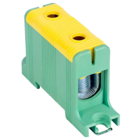 Złączka kompaktowa na szynę i płytę montażową,zielona 16-95mm2,max. 1000VAC/1500VDC,max.245A(1szt) | FLEAL-95/1ZS Tracon
