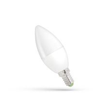 Lampa LED 6W 540lm NW 4000K E14 230V świeczka matowa naturalna biała | WOJ+13758 Wojnarowscy