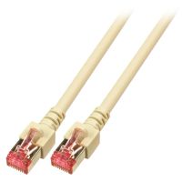 Patch kat. 6 S/FTP LSZH szary 1m | K5510.1 securityNET