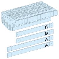 Blok rozdzielczy Polypact wtykowy z przyłączami 4P PrismaSet | LVS04406 Schneider Electric