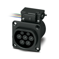 Infrastrukturalne gniazda ładowania EV-T2M3SO12-4P-B | 1164300 Phoenix Contact