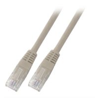 Patchcord RJ45 U/UTP kat. 5e PVC CCA szary 3m | K8456.3 securityNET