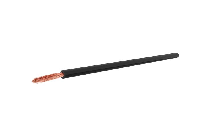 Przewód instalacyjny H07V-K (LGY) 1,5 450/750V, czarny BLACK KRĄŻEK