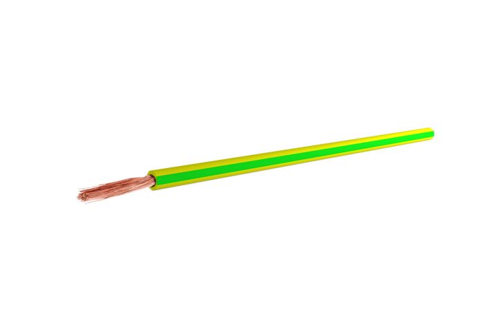 Przewód instalacyjny H07V-K (LGY) 1,5 450/750V żółto-zielony /100m/ KRĄŻEK | N041084 Eupen