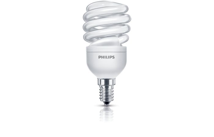 Świetlówka kompaktowa ze zintegrowanym statecznikiem EconomyTwister 12W WW E14 220-240V 1PF/6 | 929689238501 Philips