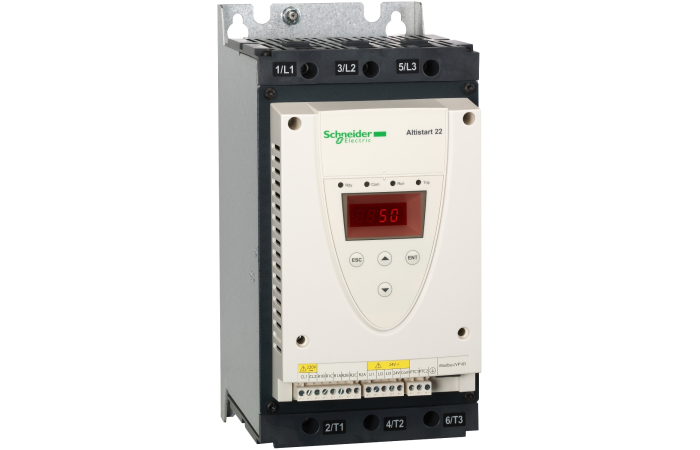 Układ łagodnego rozruchu ATS22 3-fazowe 230/440VAC 50/60Hz 45kW 88A IP20, Altistart 22 | ATS22D88Q Schneider Electric