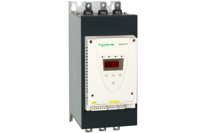 Układ łagodnego rozruchu ATS22 3-fazowe 230/440VAC 50/60Hz 75kW 140A IP00, Altistart 22 | ATS22C14Q Schneider Electric