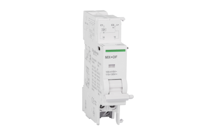 Wyzwalacz wzrostowy ze stykiem MX+OF-230/400 1CO 100…415 VAC, 110…130 VDC, Acti 9 | A9N26946 Schneider Electric