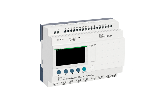 Przekaźnik programowalny 24VDC 6we 10wy Zelio Logic | SR3B261BD Schneider Electric