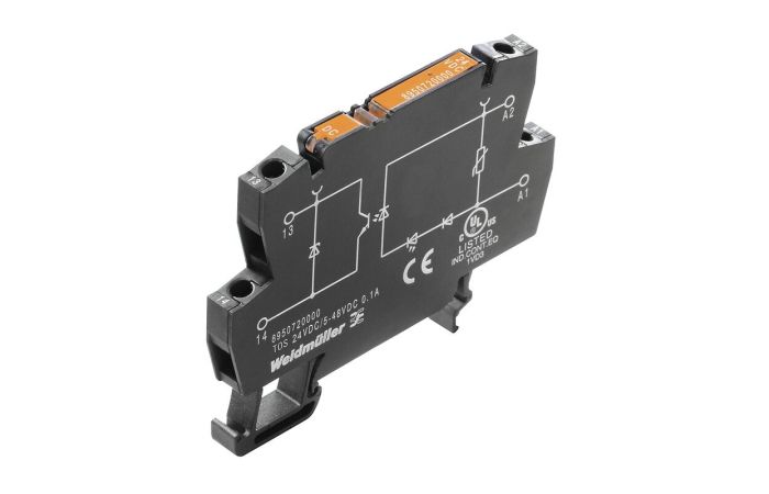 Przekaźnik półprzewodnikowy, TOS 24VDC/24VDC 4A TERMOPTO, napięcie załączające 3...33VDC | 1275100000 Weidmuller