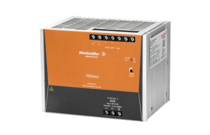 Zasilacz prądowy, PRO ECO 960W 24V 40A, impulsowy | 1469520000 Weidmuller