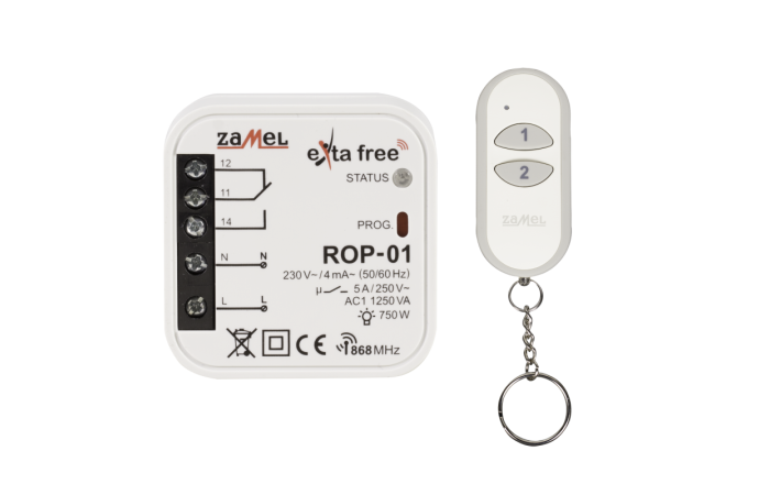 Zestaw sterowania bezprzewodowego - uniwersalny RZB-05 | EXF10000077 Zamel