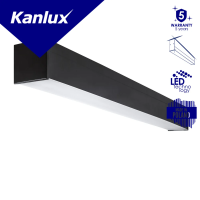 Oprawa liniowa ALIN LED AL-MM-WW-MAT-B-NT 3000K 3450lm IP20 czarny 5 lat Gwar. | 34051 Kanlux