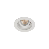 Oczko sufitowe ARET DTO W/W okrągły stop aluminium kolor biały 1XGx5,3/GU10 | 38361 Kanlux