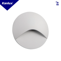 Oprawa przyschodowa okrągła EXIN LED O W-WW 2.5W 220-240 AC 50lm IP65 ciepłobiała 3000K kolor biały | 39120 Kanlux
