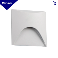 Oprawa przyschodowa kwadratowa EXIN LED L W-NW 2.5W 220-240 AC 50lm IP65 biała 4000K kolor biały | 39138 Kanlux