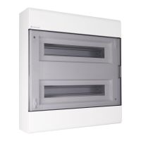 Rozdzielnica n/t SRn-36/2, N+PE (2x18), IP40, drzwi transparentne | 1.88 Elektro-Plast Opatówek