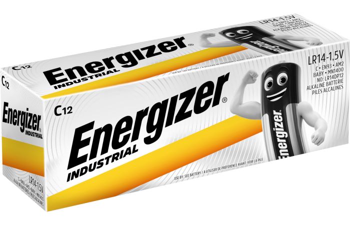 Bateria Energizer Industrial R14 C/12 (opak 10szt.) | 7638900361070 E300716701 Energizer