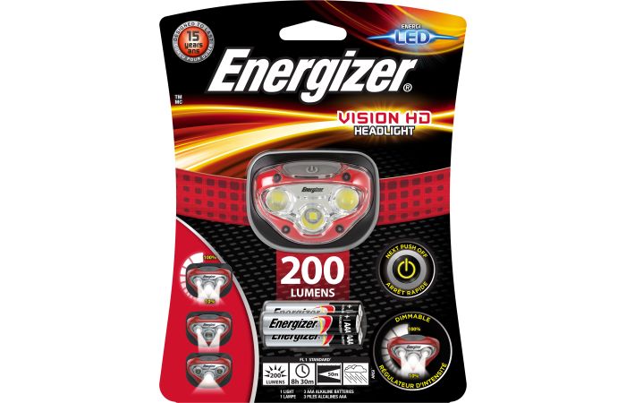 Latarka czołowa Energizer HDLT Vision HD 3AAA | 7638900316377 Energizer