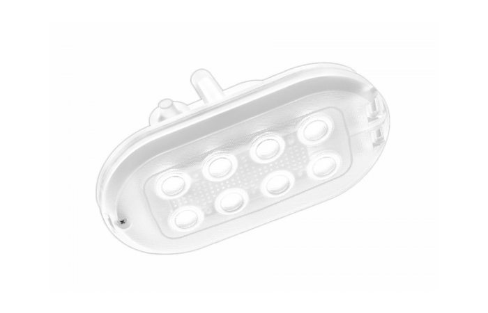 Oprawa kanałowa n/t Oval LED PRO 3,4W 370lm 840 4000K IP44 | 233548 Lena Lighting