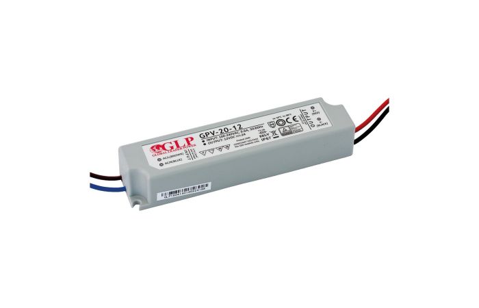 Zasilacz impulsowy LED 24W 12V/2A IP67 GLP | GPV-20-12 Power Solution