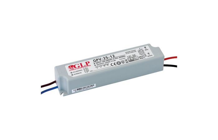 Zasilacz impulsowy LED 36W 12V/3A IP67 GLP | GPV-35-12 Power Solution