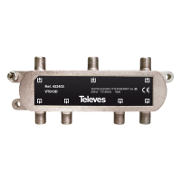 Rozgałęźnik 5…1000MHz "F" 6D 10dB, wewnętrzny | 453403 Televes