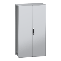 Obudowa modułowa stojąca, PanelSeT SFN, stal dekarbonizowana, 2200x1200x600mm, drzwi podwójne, IP55 | NSYSFN2212602D Schneider Electric