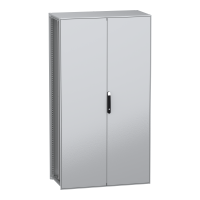 Obudowa modułowa stojąca, PanelSeT SFN, stal dekarbonizowana, płyta montażowa, 2200x1200x600mm, IP55 | NSYSFN2212602DP Schneider Electric