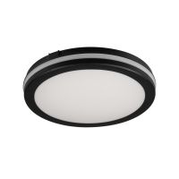 Plafon LED BENO ECO 30W 2150-2400lm 3000K/4000K/6500K CCT zmiana barwy światła okrągły czarny | 38385 Kanlux