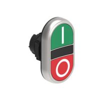 Przycisk sterowniczy dwuklawiszowy zielony/czerwony bez adaptera symbol "I-0" | LPCB7123 Lovato Electric