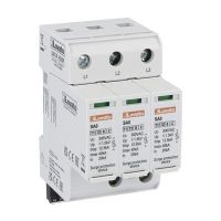 Ogranicznik przepięć 3P typ 1 i 2, wykonanie z wymiennymi modułami z zestykiem sygnalizacyjnym | SA03PA320R Lovato Electric