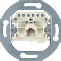 Mechanizm gniazda telefonicznego UAE 1-kr (RJ11, RJ12, RJ45) kat. 3, One.platform | 534538 Hager